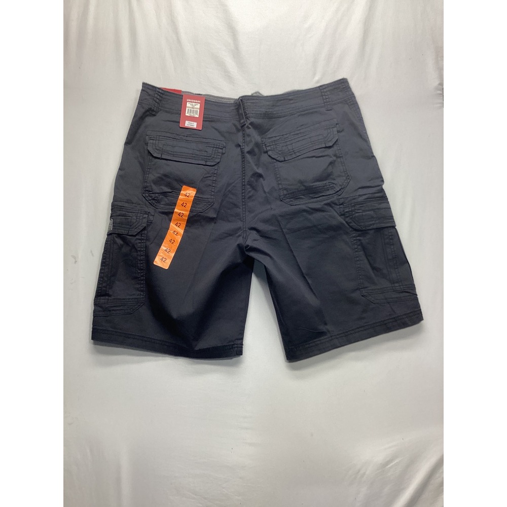 Unionbay Mens Cargo Shorts Size 42 Ruins Gray Flex Waist Stretch Y18MBYD New tag